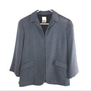 Ann Klein Grey Jacket/Blazer  Size 10
